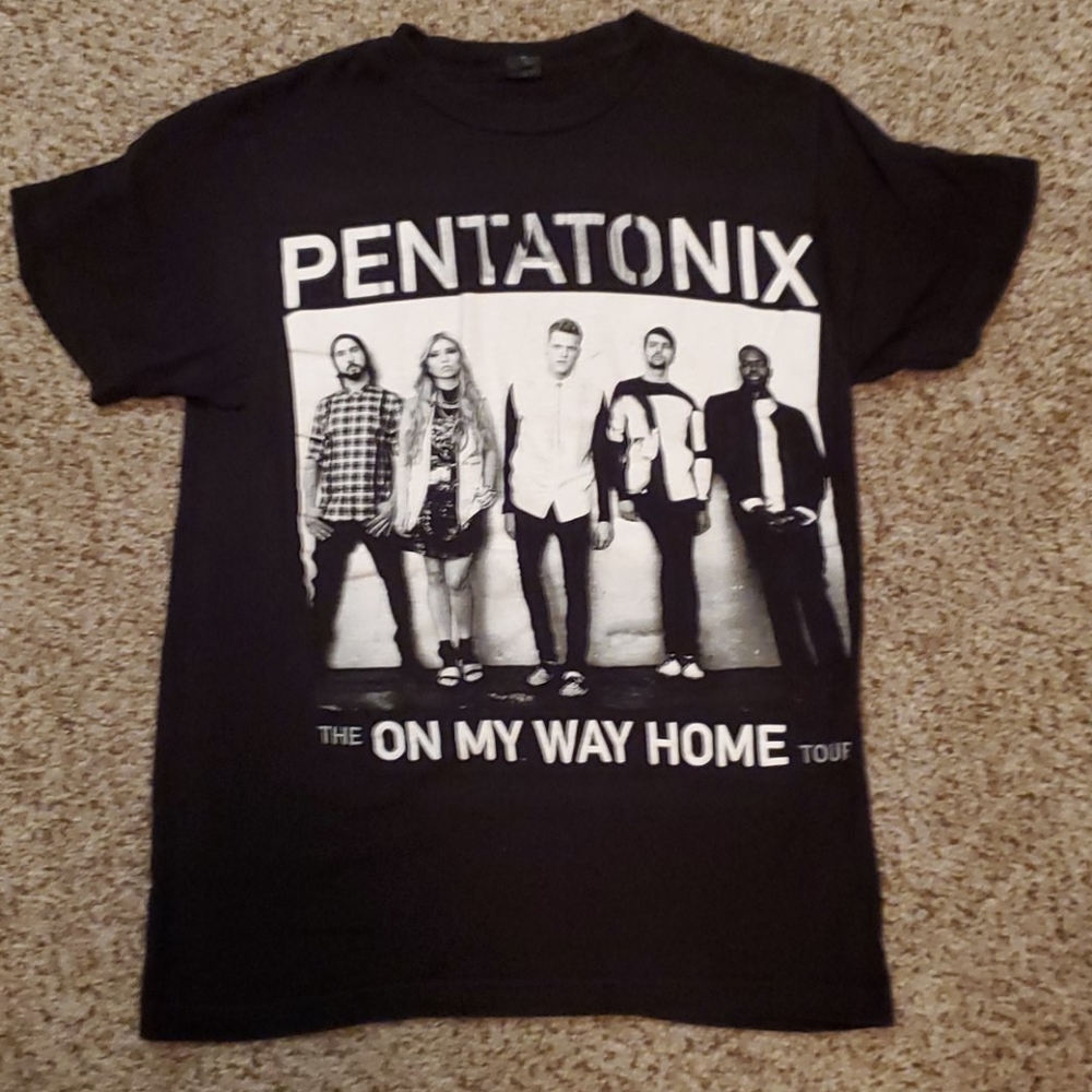 Pentatonix on my way home band tour shirt